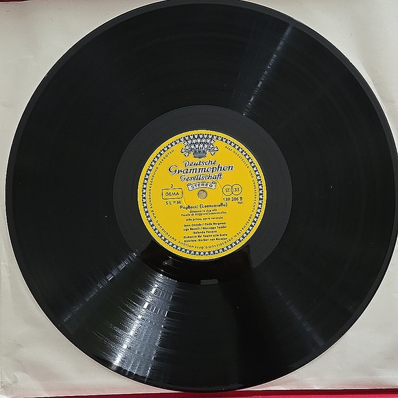 Karajan MASCAGNI Cavalleria Rusticana LEONCAVALLO I Pagliacci - DGG 3LP 1966 - Picture 10 of 12